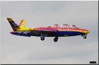 Fouga Magister CM170, Patrouille Tranchant, F-AZZD, cn:411